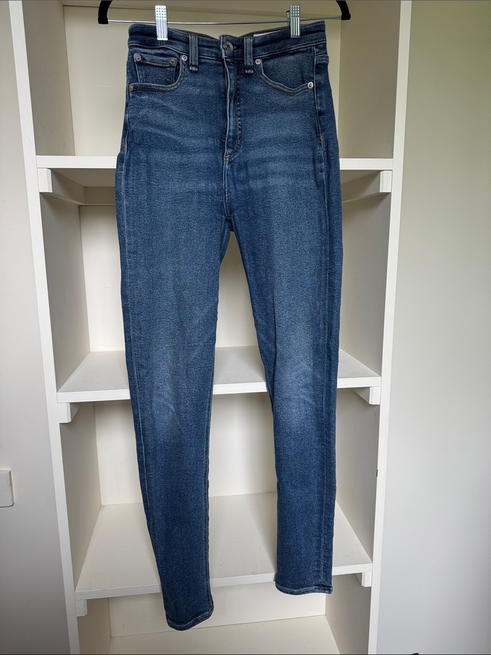 rag & bone Skinny Jeans in Dark Blue Wash